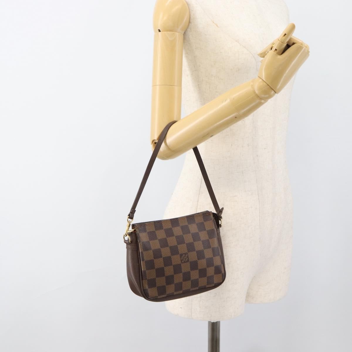 Louis Vuitton Trousse Make Up Damier Brown Canvas Clutche & Pouche Bag (Pre-Owned)
