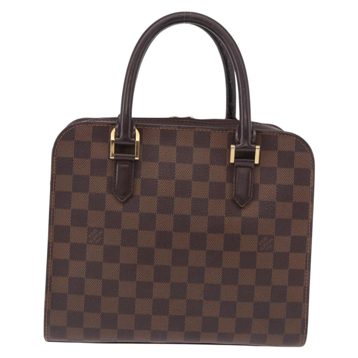 Louis Vuitton Triana Damier Brown Canvas Handbag (Pre-Owned)