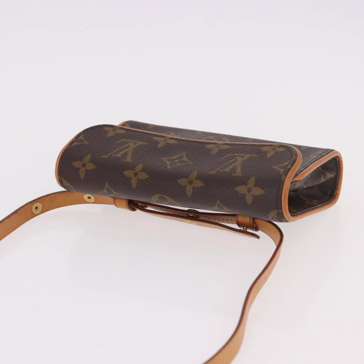 Louis Vuitton Florentine Waist Monogram Canvas Brown Canvas Clutche & Pouche Bag (Pre-Owned)