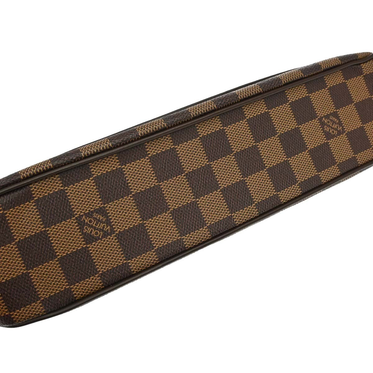 Louis Vuitton Aubagne Damier Ebene Brown Canvas Handbag (Pre-Owned)