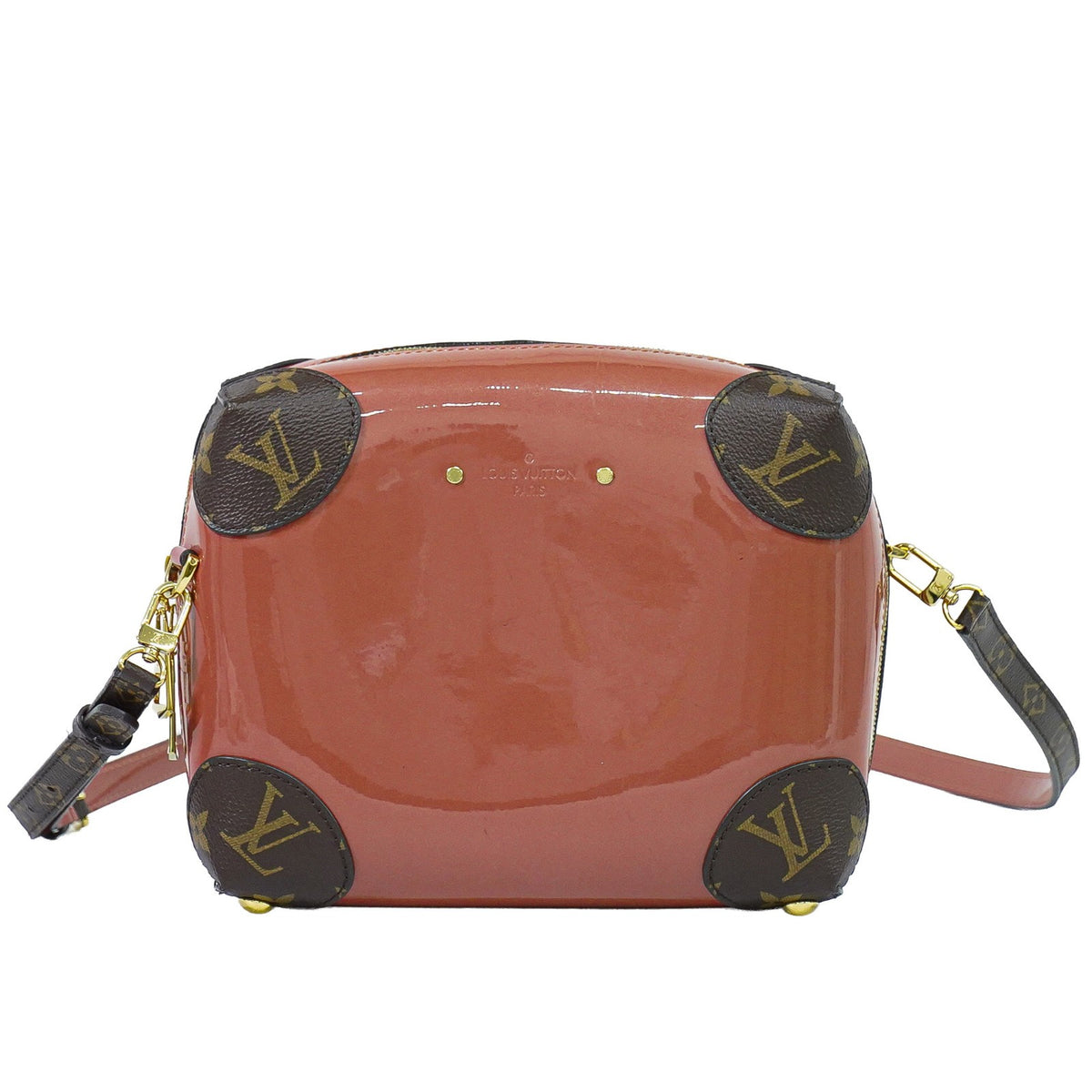 Louis Vuitton Venice Vernis With Monogram Canvas Pink Patent_Leather Shoulder Bag Bag (Pre-Owned)