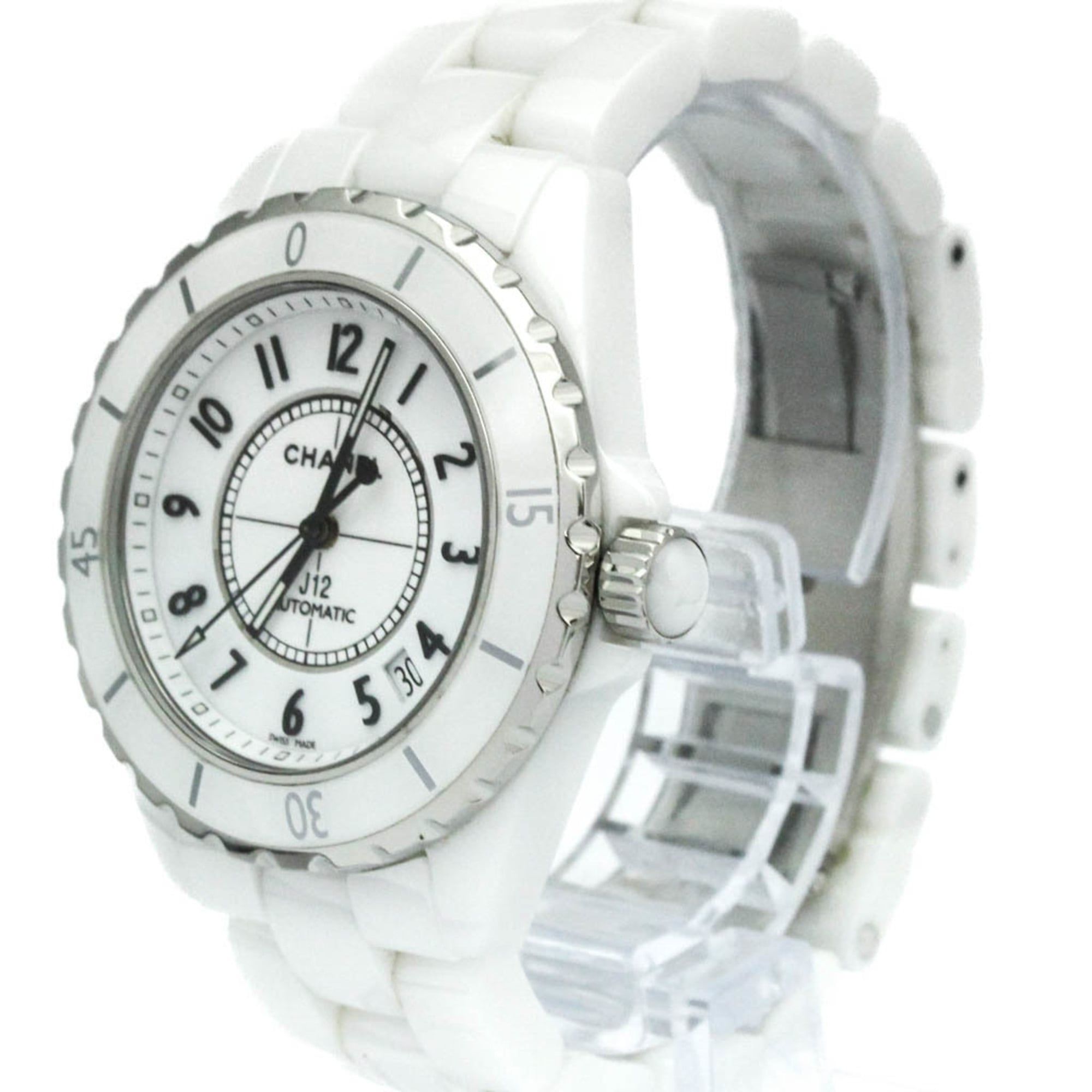 Chanel J12 Automatic Ceramic And Stainless Steel Watch (Pre-Owned)