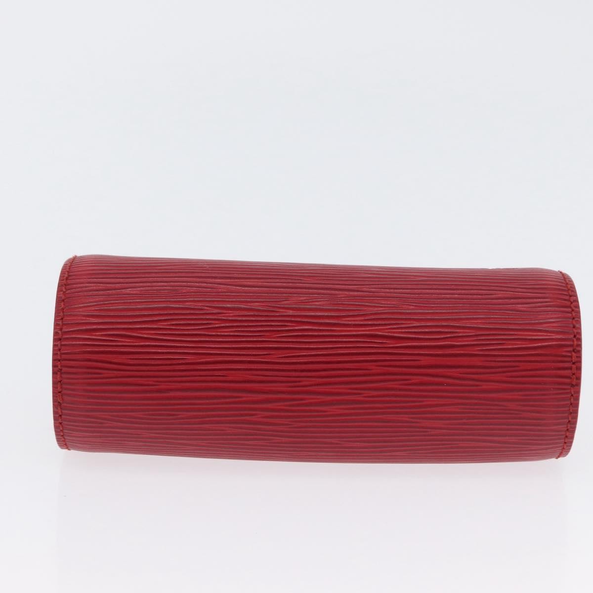Louis Vuitton Soufflot Pochette Epi Leather Red Leather Clutche & Pouche Bag (Pre-Owned)