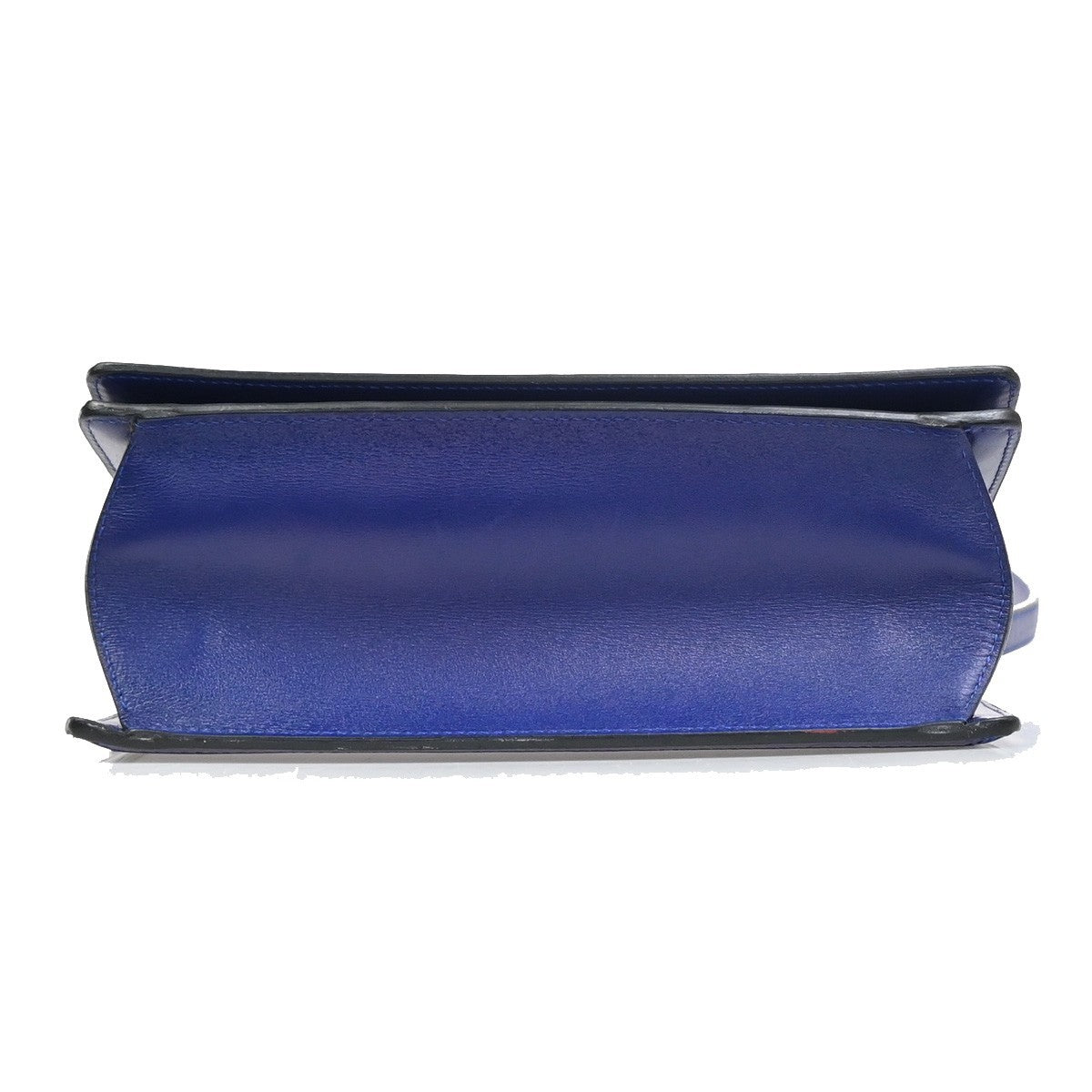 Loewe Barcelona Leather Blue Leather Shoulder Bag Bag (Pre-Owned)