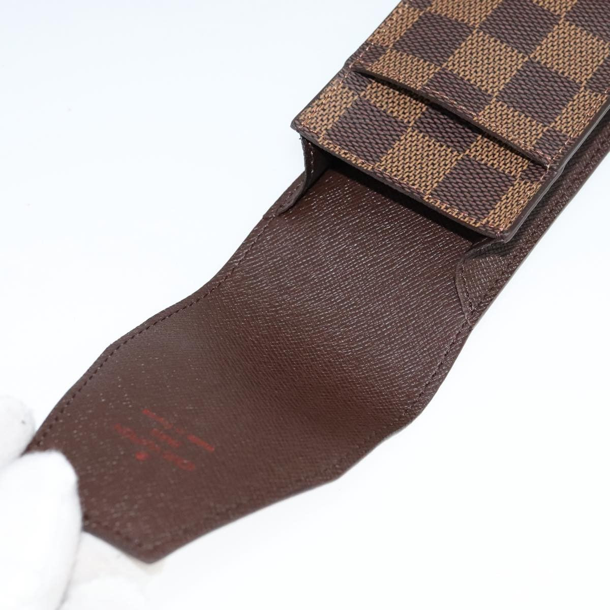 Louis Vuitton Etui Cigarette Case Damier Canvas Brown Canvas Wallets Accessory (Pre-Owned)