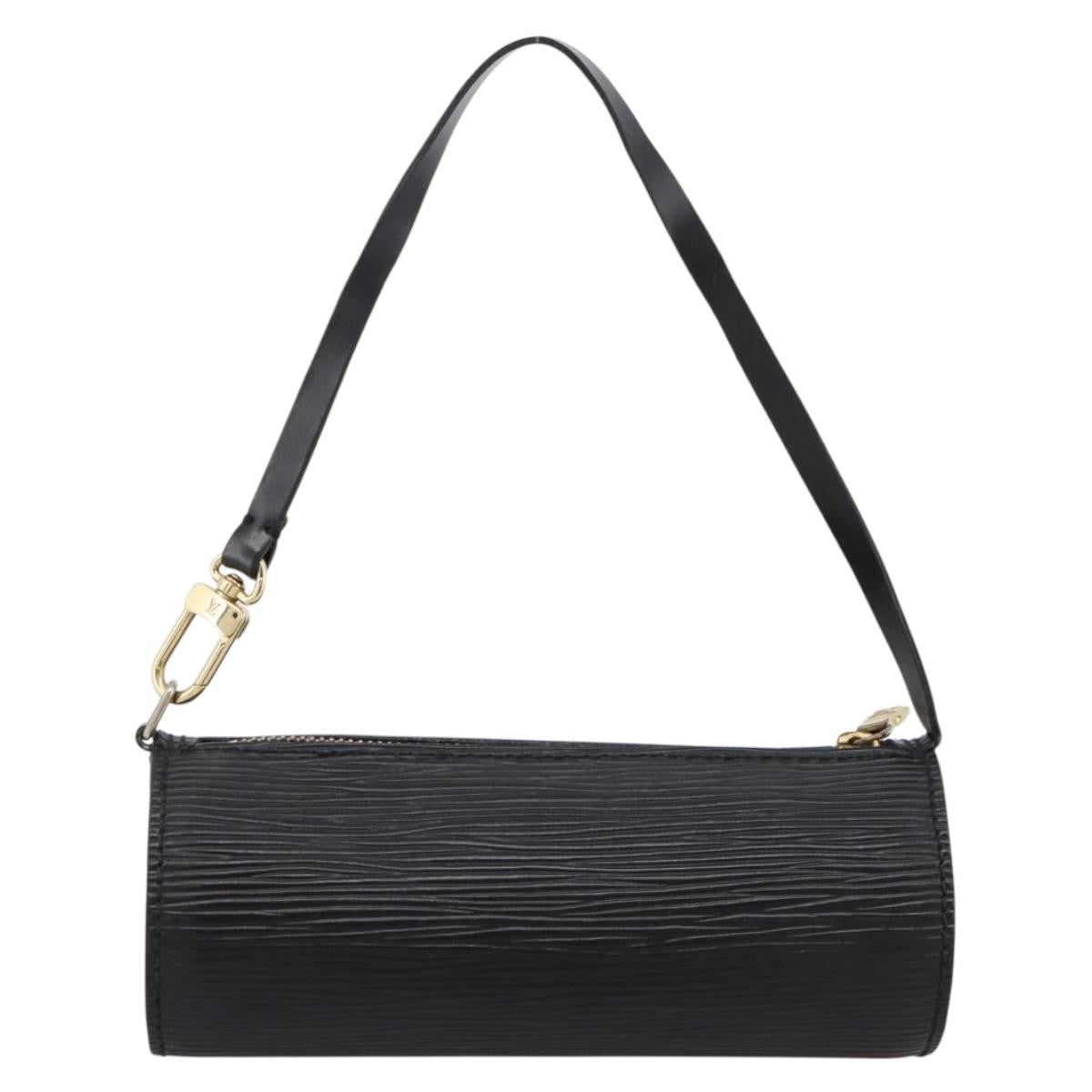 Louis Vuitton Soufflot Pochette Epi Leather Black Leather Clutche & Pouche Bag (Pre-Owned)