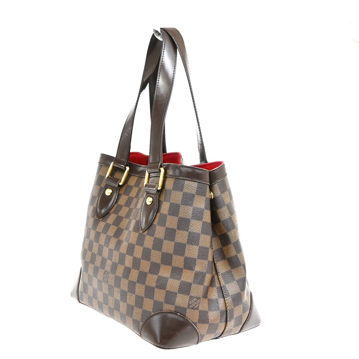 Louis Vuitton Hampstead Damier Brown Canvas Handbag (Pre-Owned)