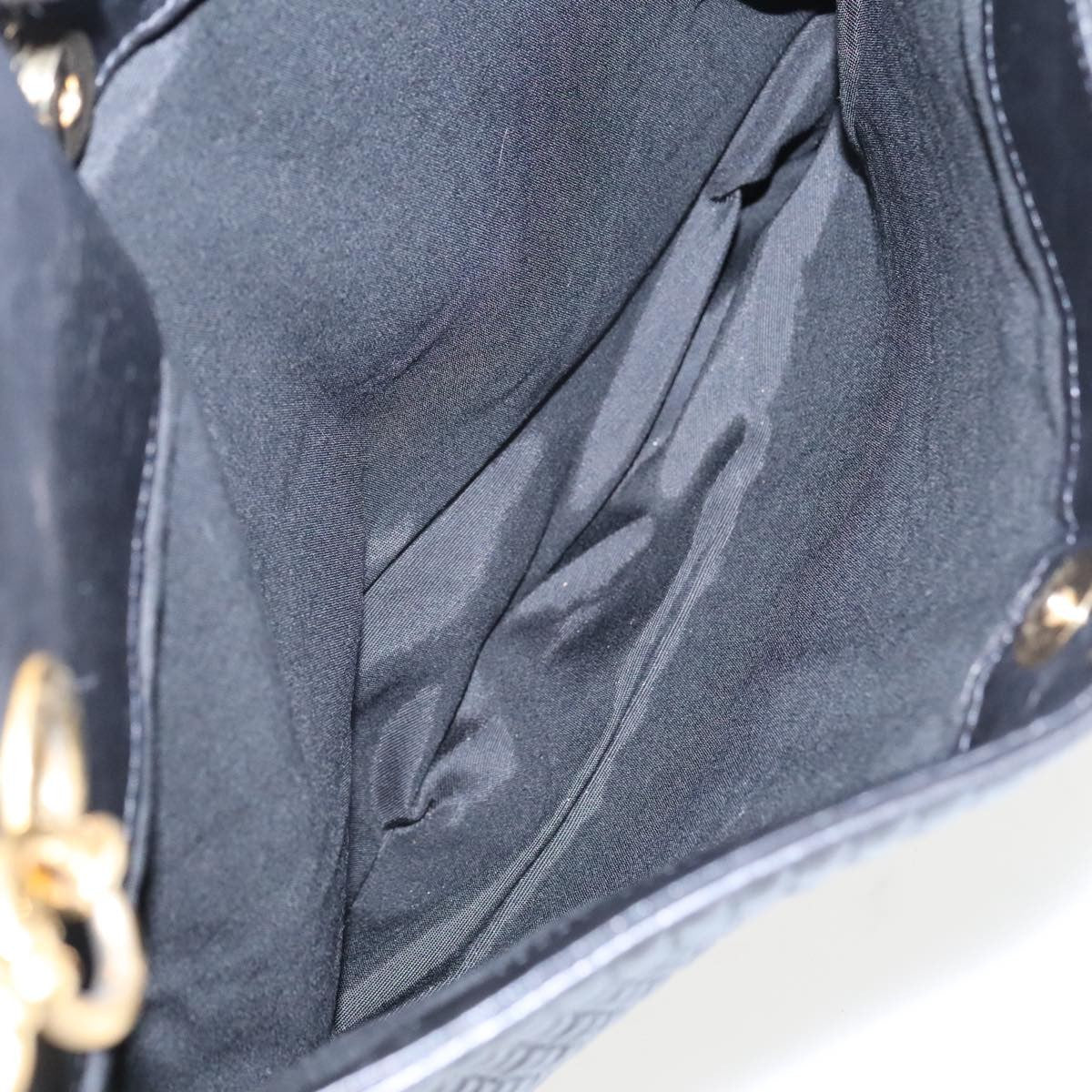 Bally Vintage Quilted Leather Black Leather Shoulder Bag Bag (Pre-Owned)