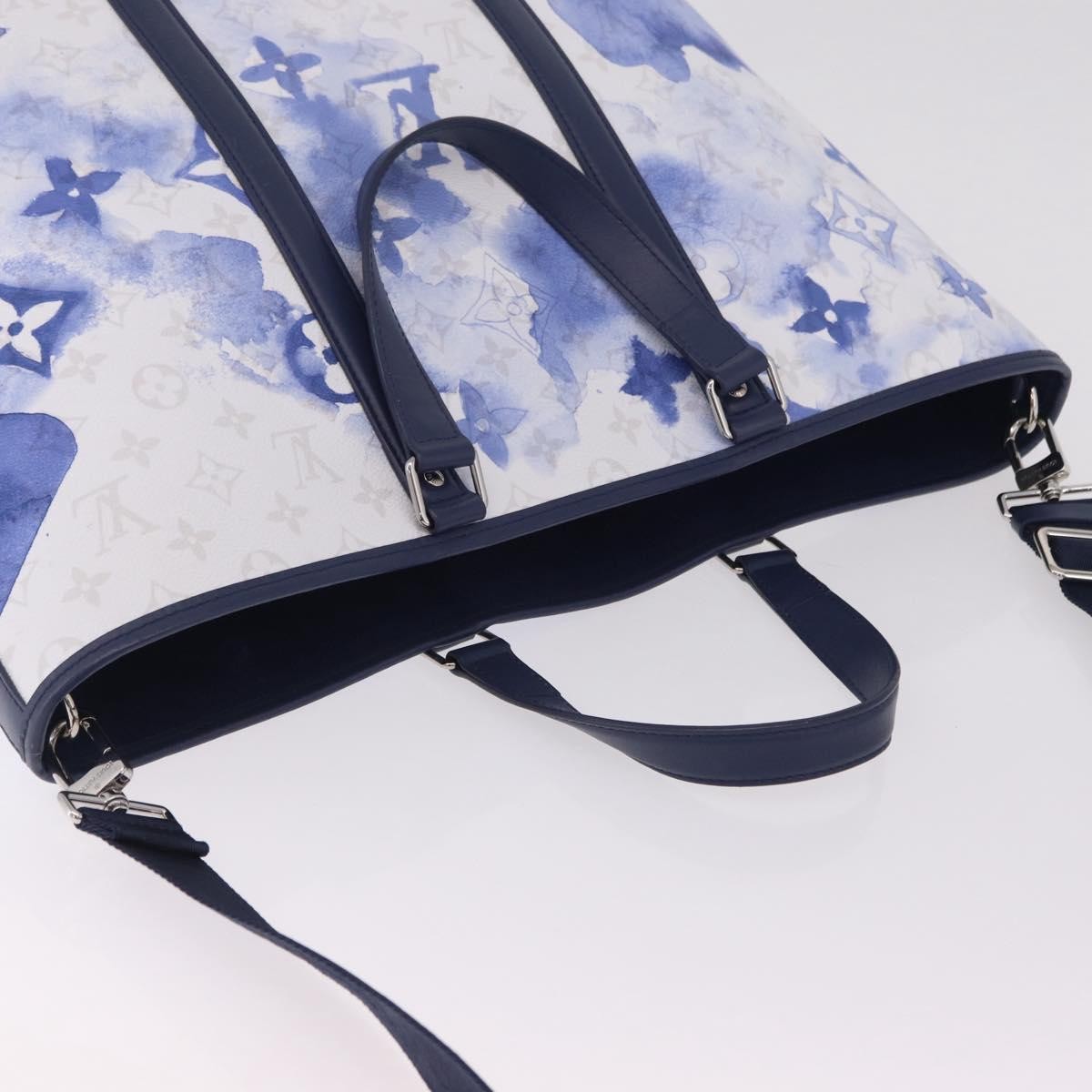 Louis Vuitton New Limited Edition Monogram Watercolor Canvas Blue Canvas Tote Bag Bag (Pre-Owned)