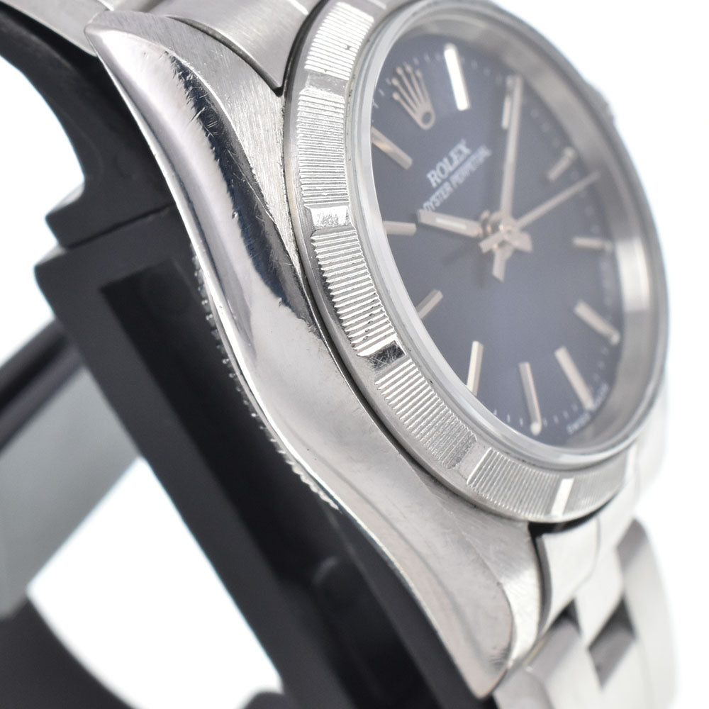Rolex Oyster Perpetual Automatic Stainless Steel And Yellow Gold With Diamond Markers Watch (Pre-Owned)