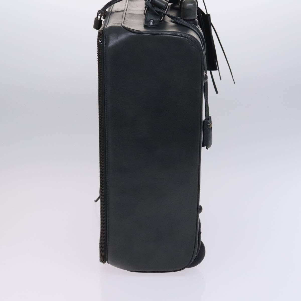 Balenciaga Trolley Rolling Classic Studs Luggage Leather Khaki Leather Travel Bag Bag (Pre-Owned)