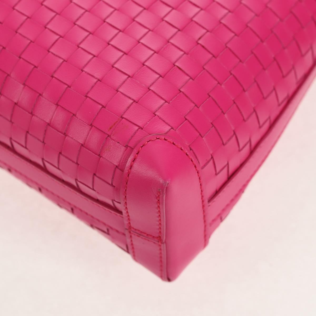 Salvatore Ferragamo Gancini Leather Pink Leather Shoulder Bag Bag (Pre-Owned)