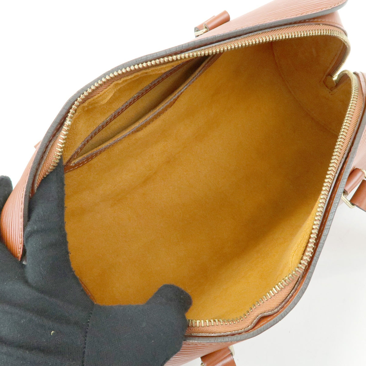 Louis Vuitton Soufflot Epi Leather Brown Leather Tote Bag Bag (Pre-Owned)