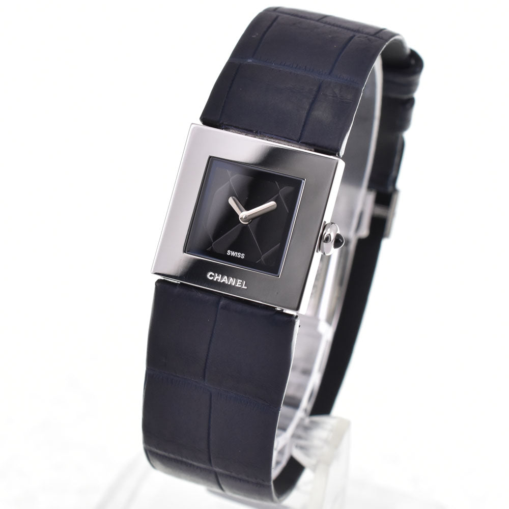 Chanel Matelasse Quartz Stainless Steel Watch (Pre-Owned)