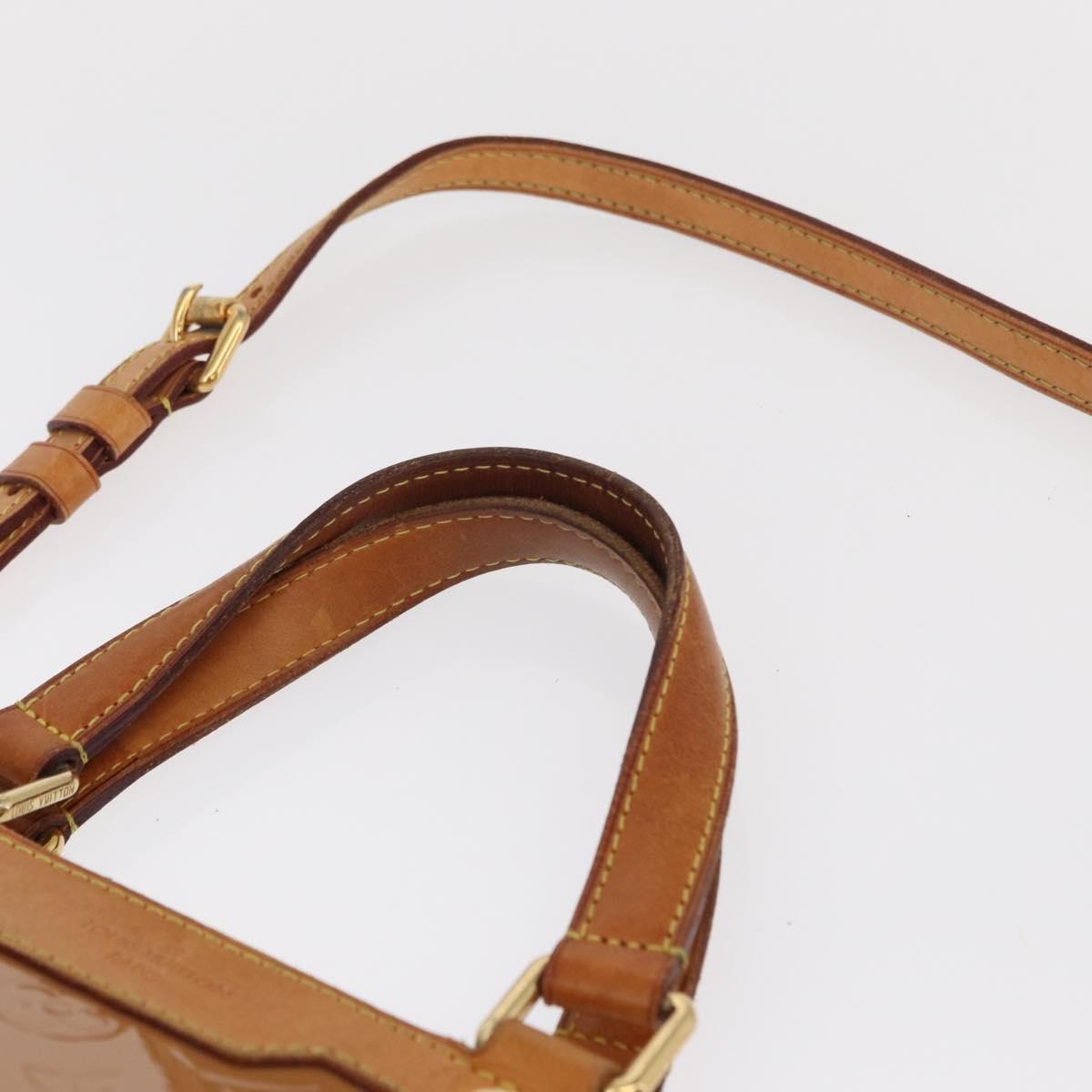 Louis Vuitton Brea Monogram Vernis Brown Patent_Leather Handbag (Pre-Owned)