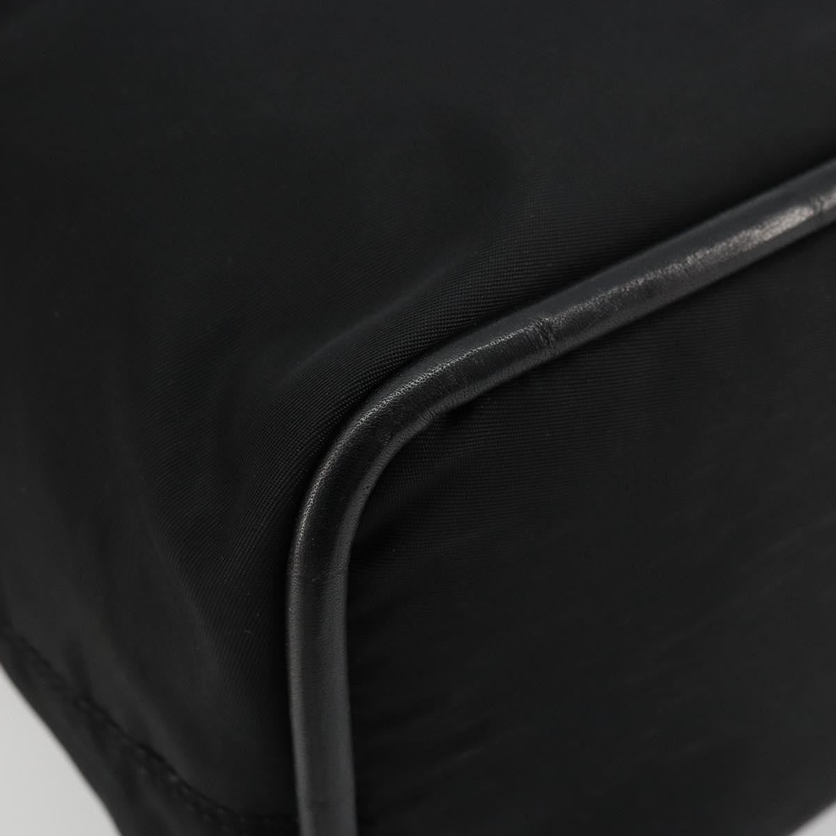 Celine Handbag Nylon Black Nylon Handbag (Pre-Owned)