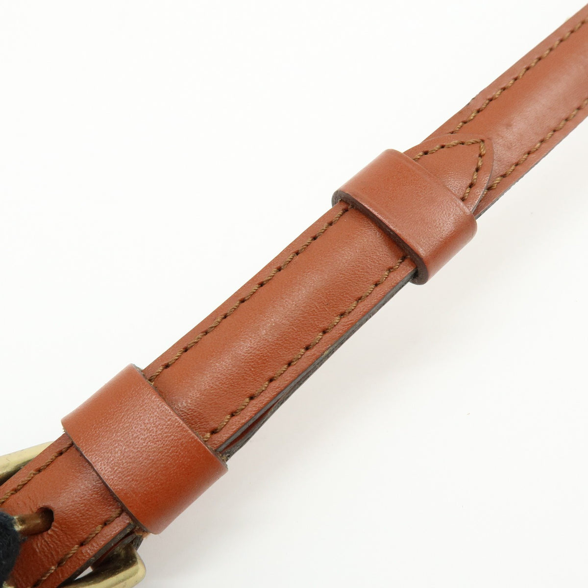 Louis Vuitton Adjustable Shoulder Strap Vachetta Leather Brown Leather Straps Accessory (Pre-Owned)