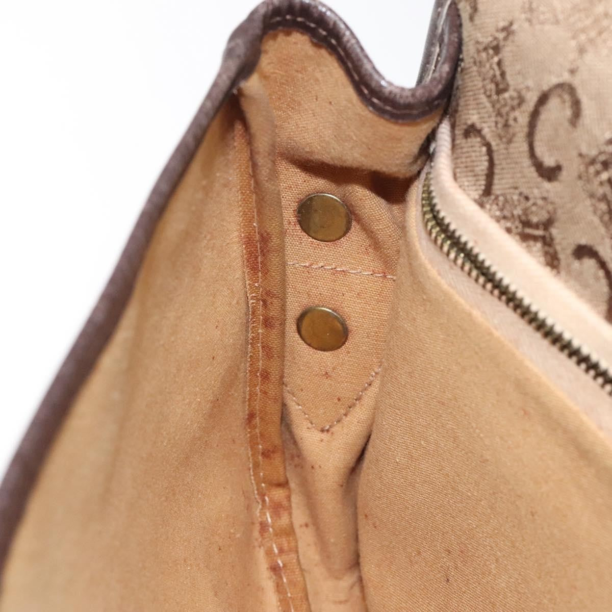 Celine C Sulky Canvas Brown Canvas Shoulder Bag Bag (Pre-Owned)