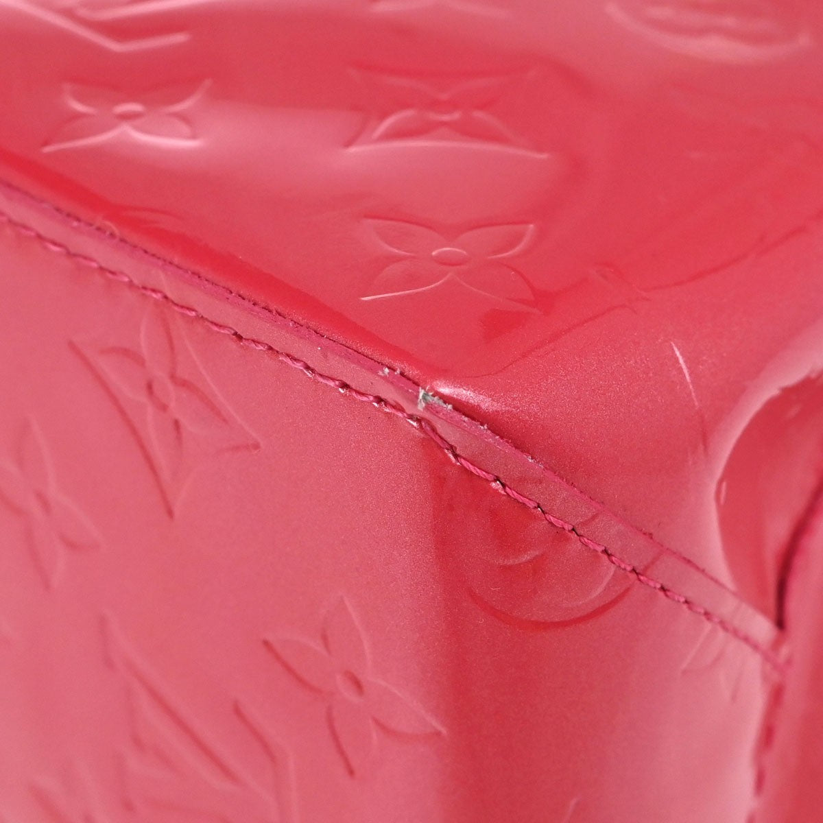 Louis Vuitton Reade Monogram Vernis Pink Patent_Leather Handbag (Pre-Owned)