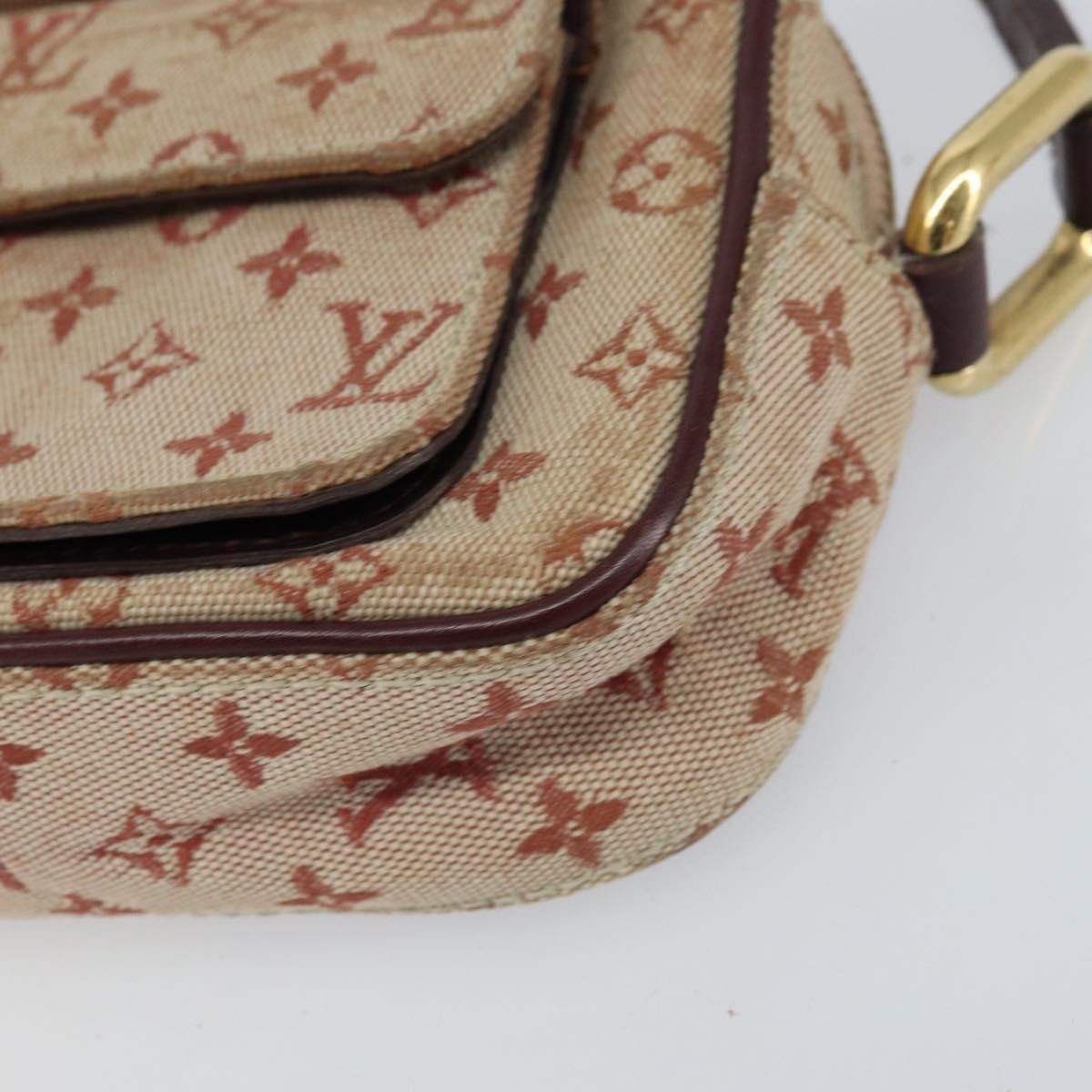 Louis Vuitton Juliette Mini Lin Red Canvas Shoulder Bag Bag (Pre-Owned)