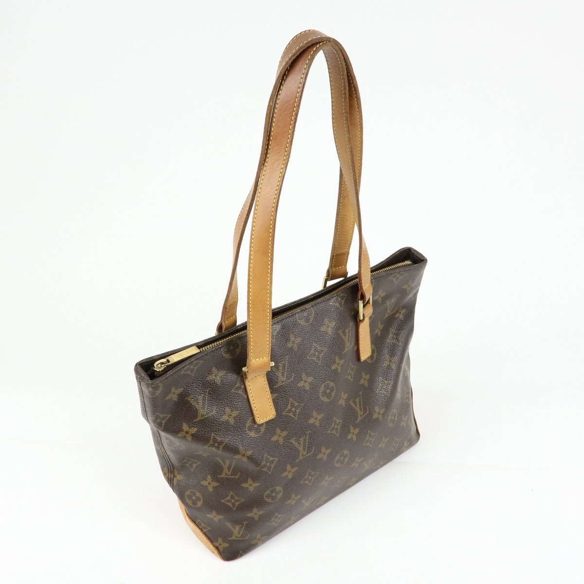 Louis Vuitton Cabas Piano Monogram Canvas Brown Canvas Tote Bag Bag (Pre-Owned)