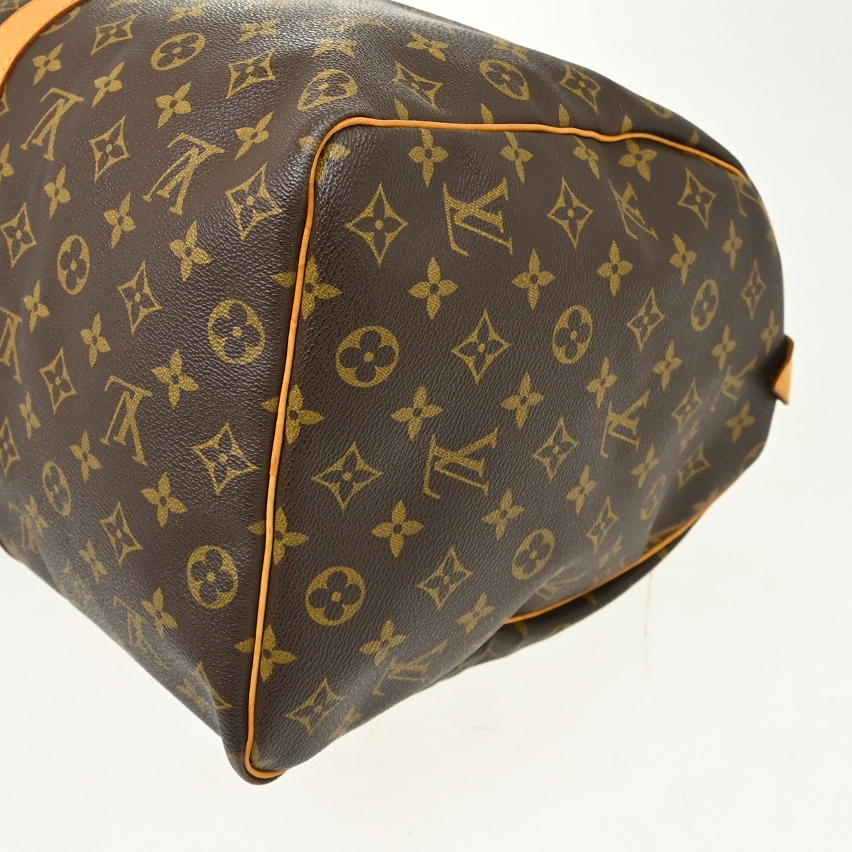 Louis Vuitton Keepall Monogram Canvas Brown Canvas Travel Bag Bag (Pre-Owned)