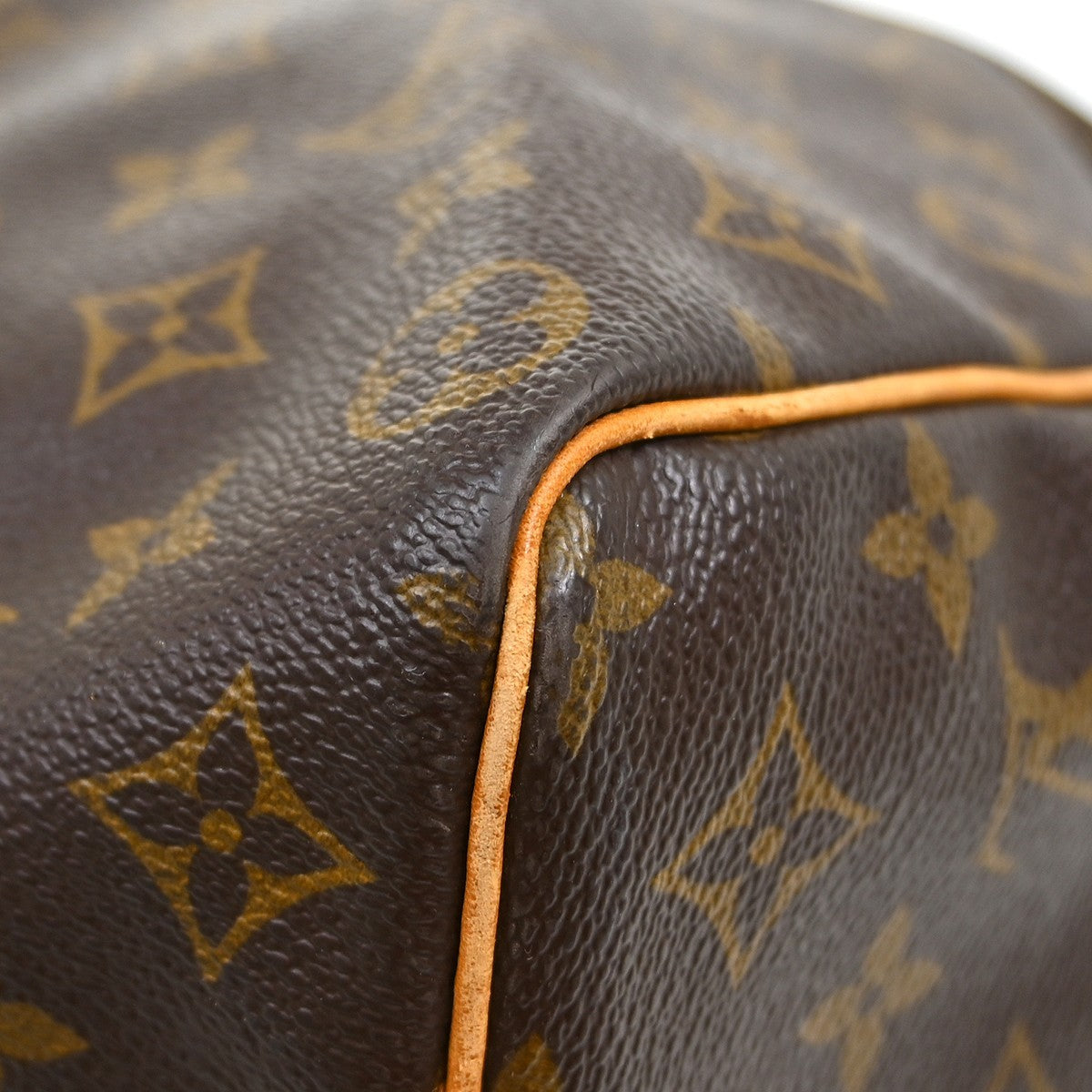 Louis Vuitton Keepall Monogram Brown Canvas Travel Bag Bag (Pre-Owned)