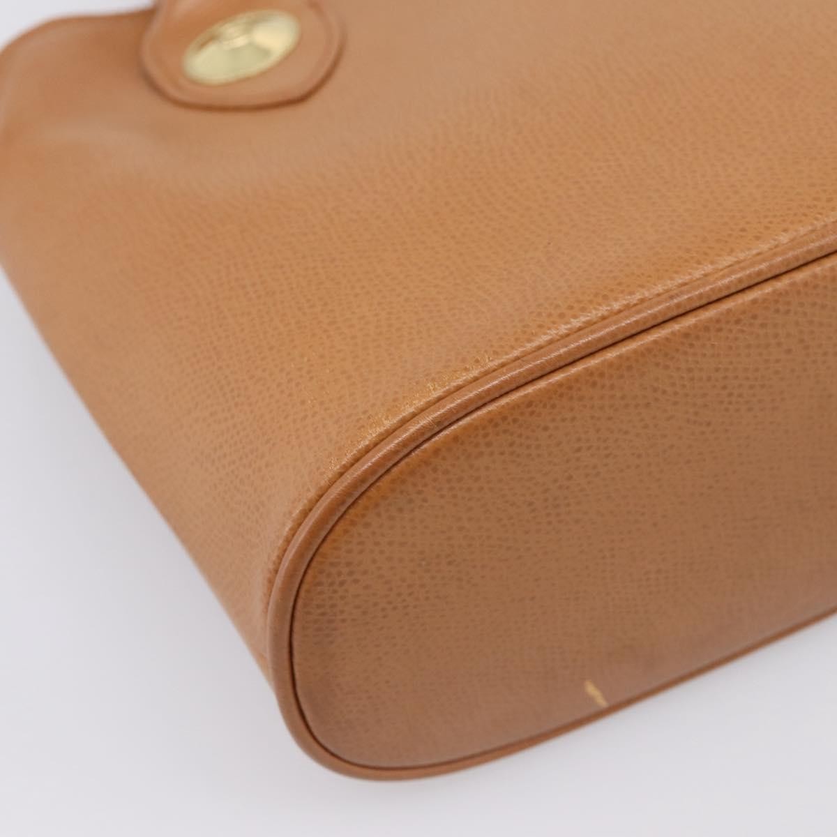 MCM Vintage Leather Brown Leather Handbag (Pre-Owned)