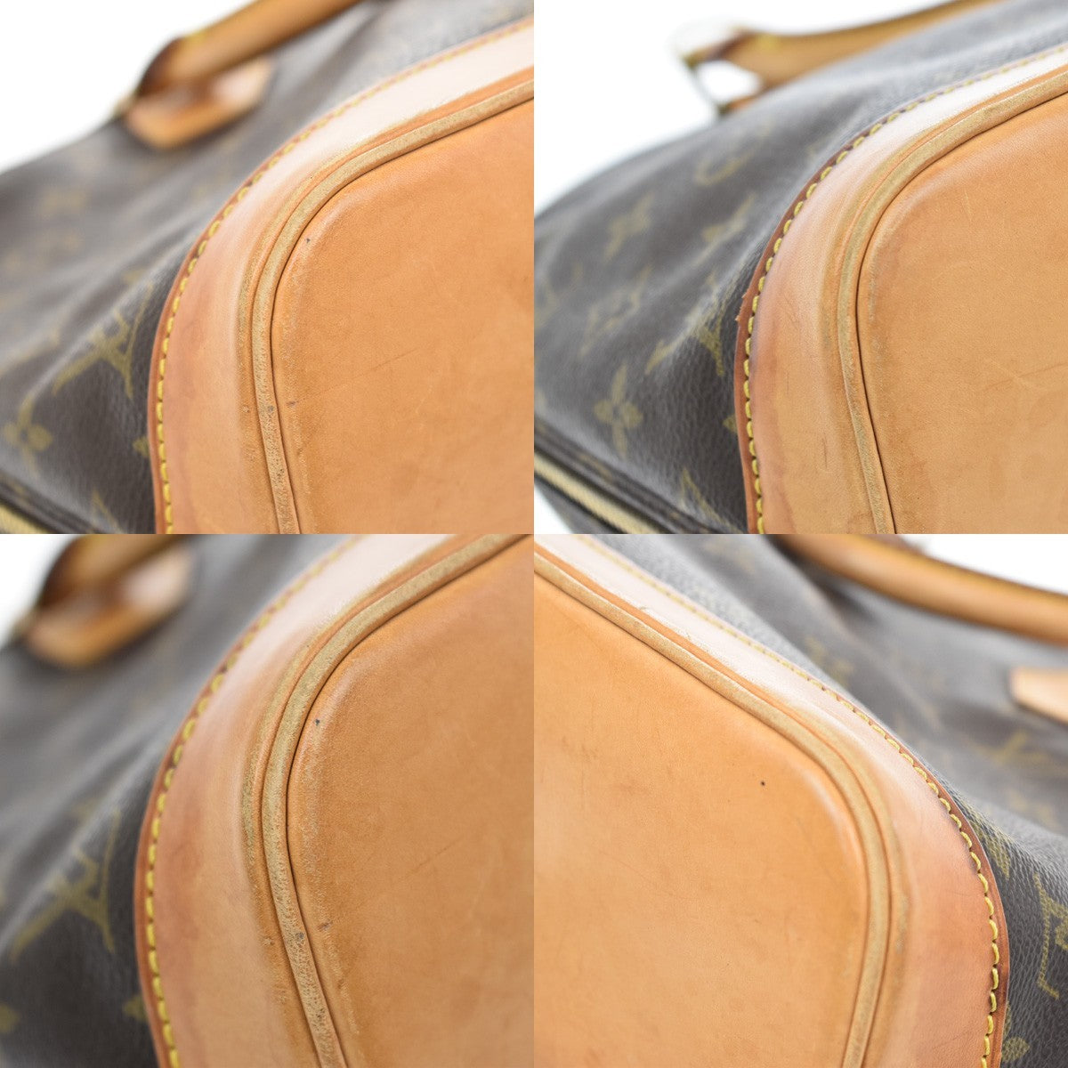 Louis Vuitton Vintage Alma Monogram Canvas Brown Canvas Handbag (Pre-Owned)