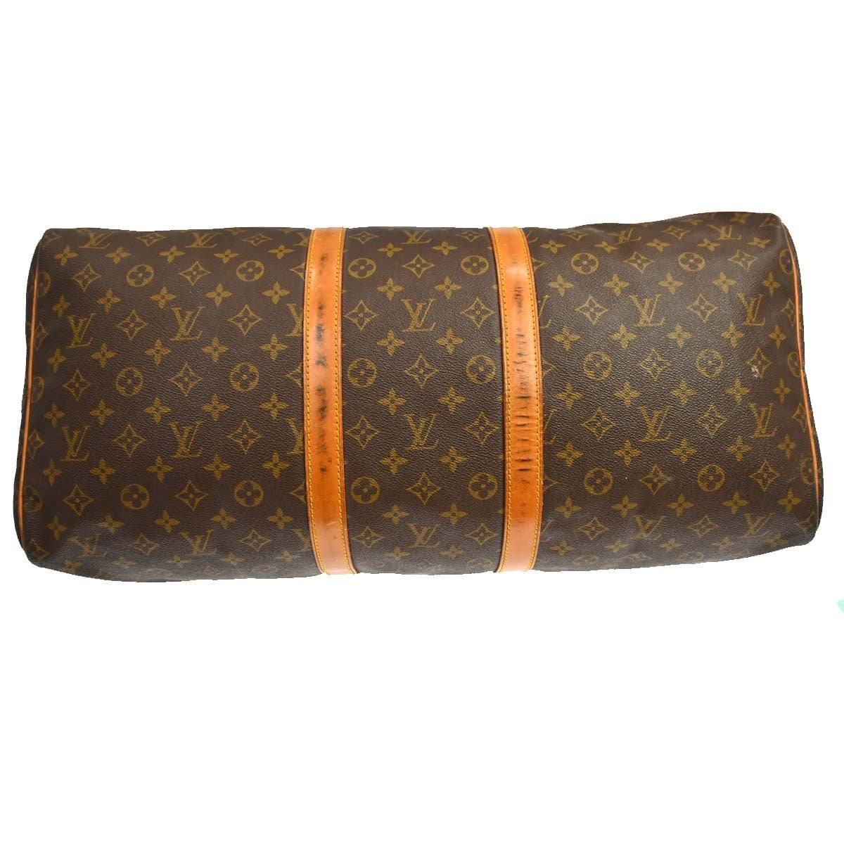 Louis Vuitton Keepall Monogram Canvas Brown Canvas Travel Bag Bag (Pre-Owned)