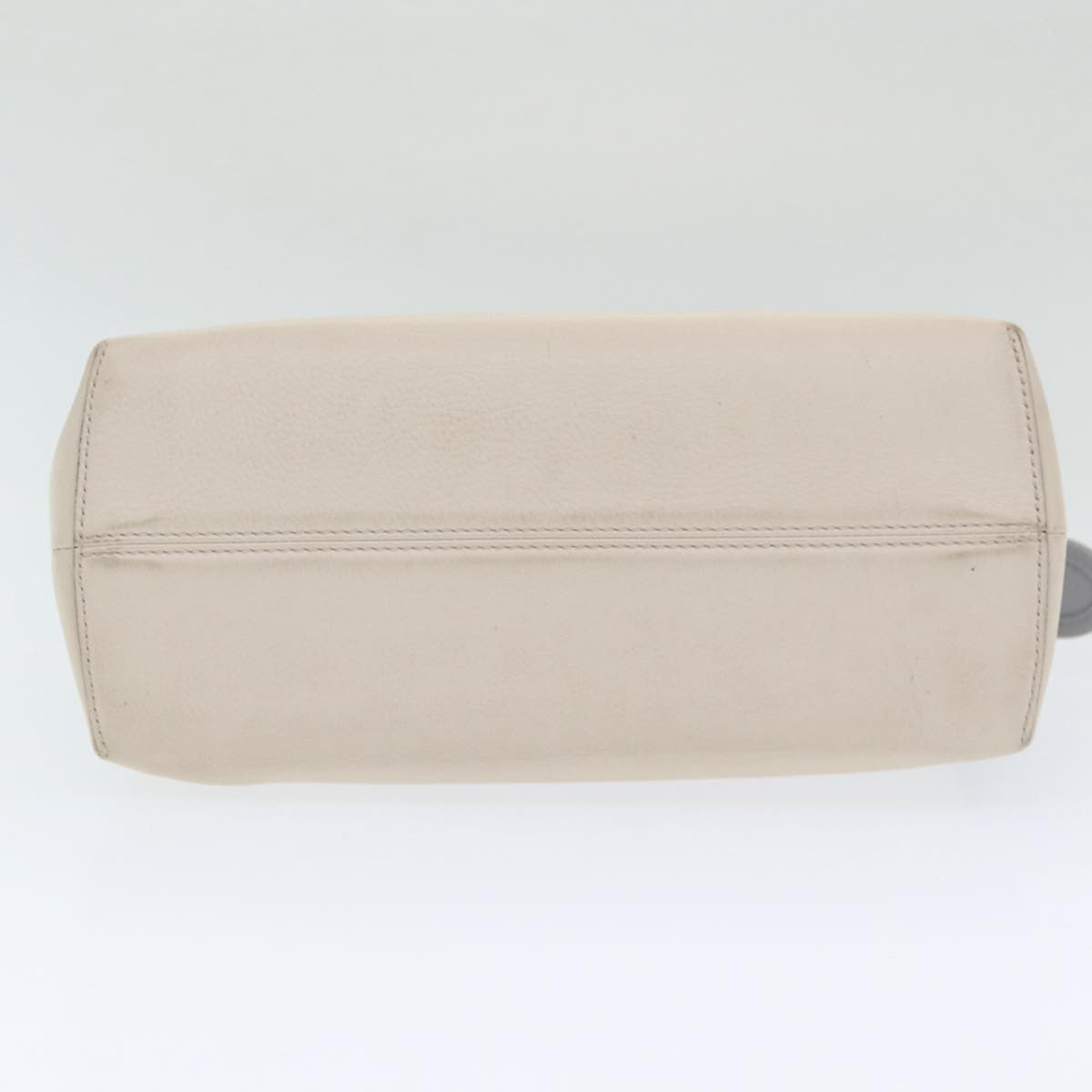 Fendi By The Way Satchel Leather Beige Leather Handbag (Pre-Owned)