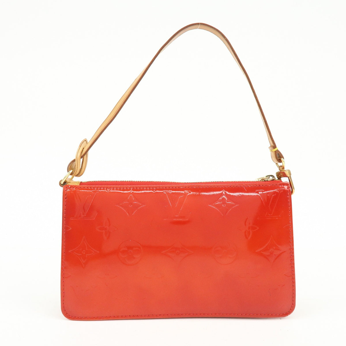 Louis Vuitton Lexington Pochette Monogram Vernis Red Patent_Leather Clutche & Pouche Bag (Pre-Owned)