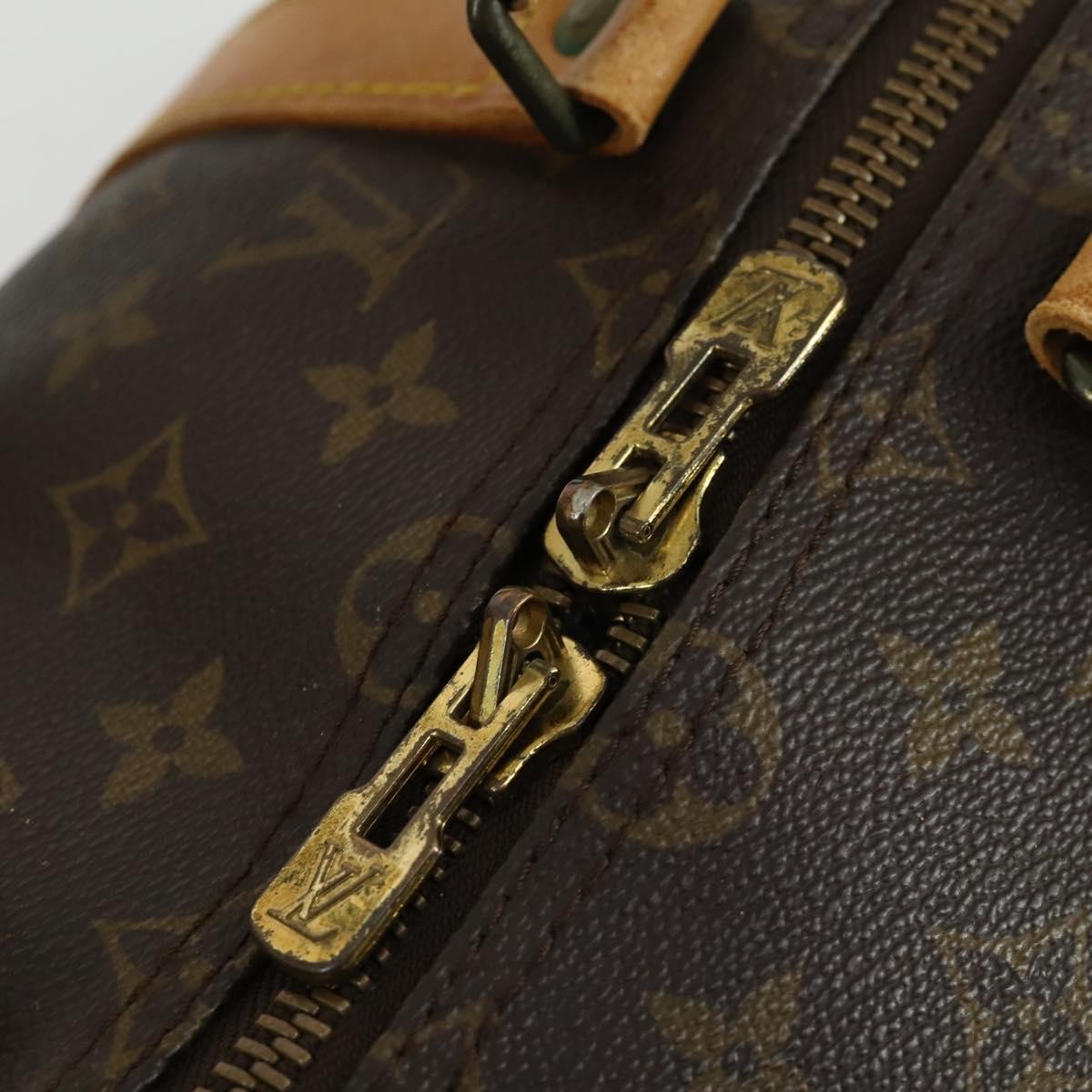 Louis Vuitton Keepall Monogram Canvas Brown Canvas Travel Bag Bag (Pre-Owned)