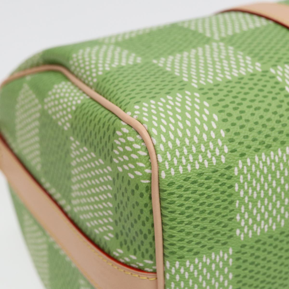 Louis Vuitton Speedy Bandoulière 35 Green Canvas Handbag (Pre-Owned)