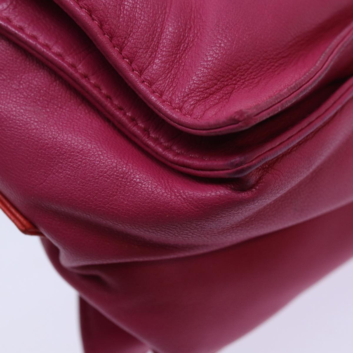Loewe Flamenco Pink Leather Shoulder Bag (Pre-Owned)