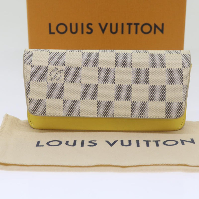 Louis Vuitton Etui À Lunettes Blue Canvas Wallet  (Pre-Owned)