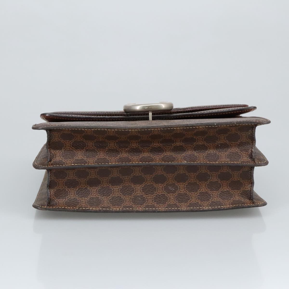 Céline Macadam Brown Canvas Handbag (Pre-Owned)