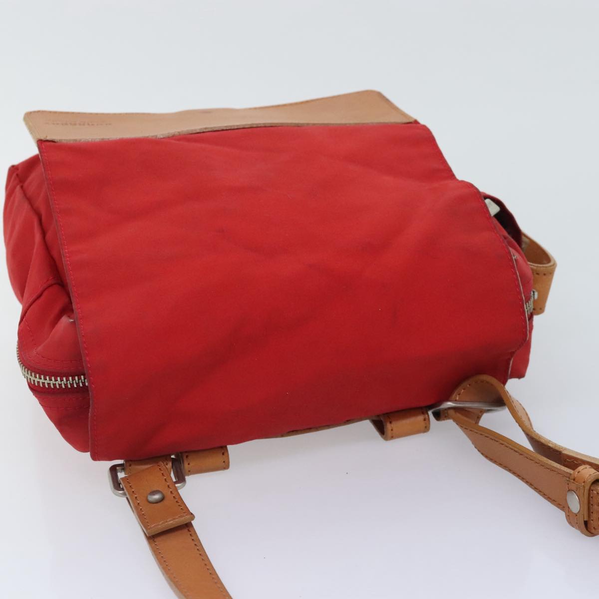 Burberry Red Synthetic Shoulder Bag (Pre-Owned)