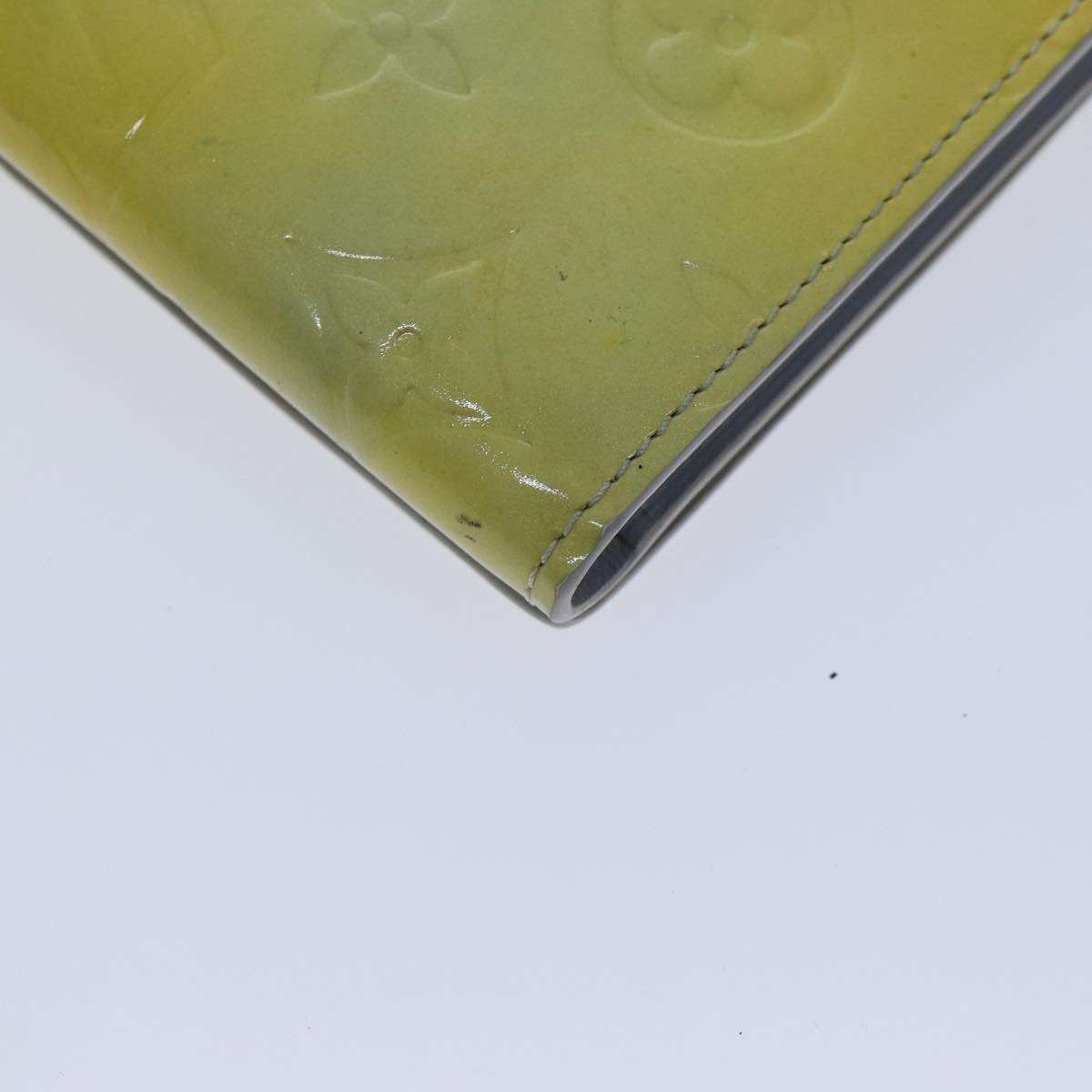 Louis Vuitton Walker Yellow Patent Leather Clutch Bag (Pre-Owned)