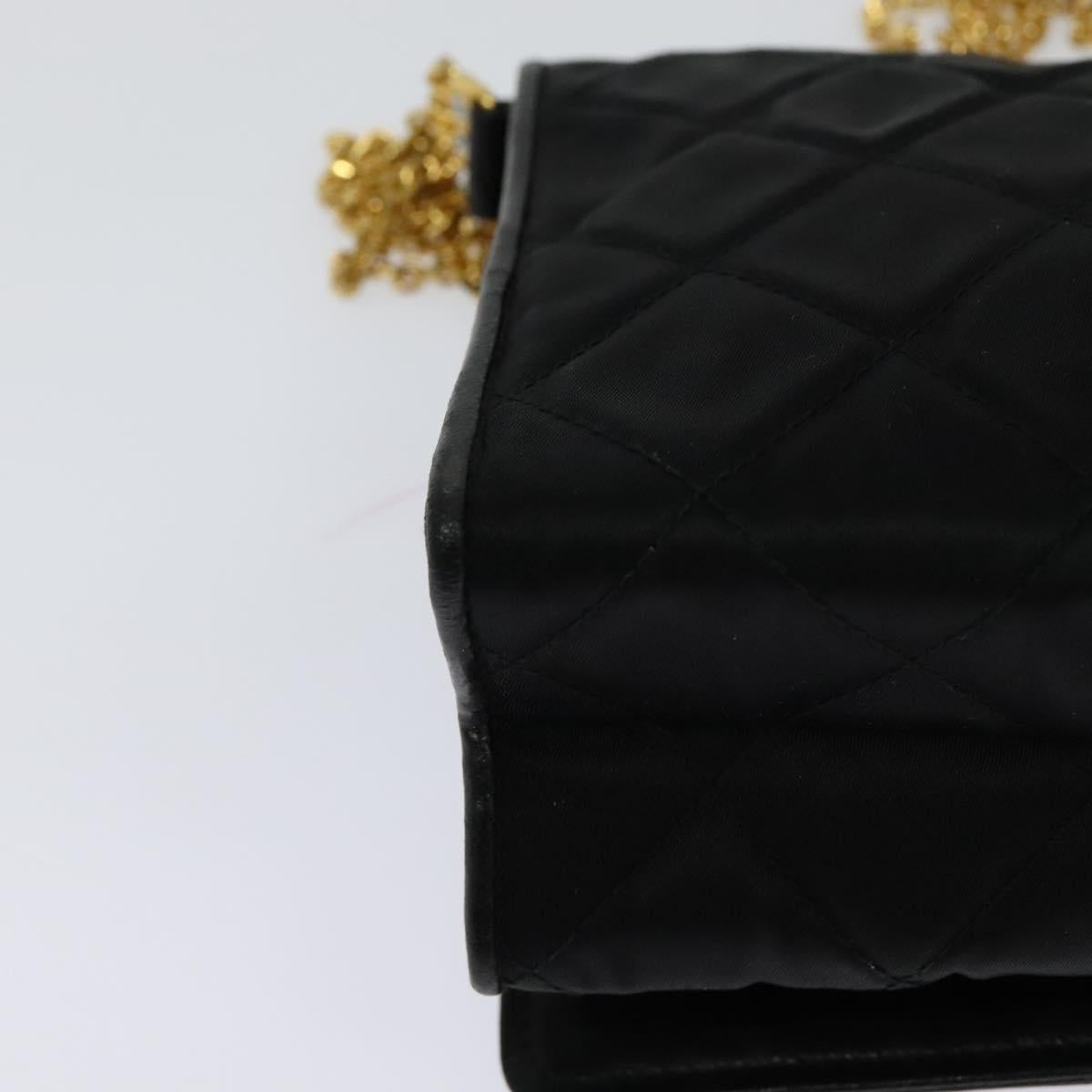 Chanel Black Silk Shoulder Bag (Pre-Owned)
