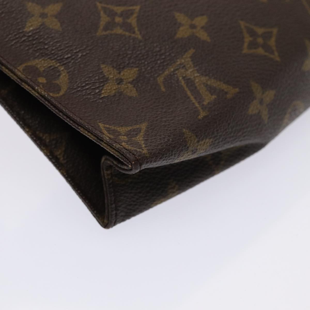 Louis Vuitton Trousse De Toilette Brown Canvas Clutch Bag (Pre-Owned)