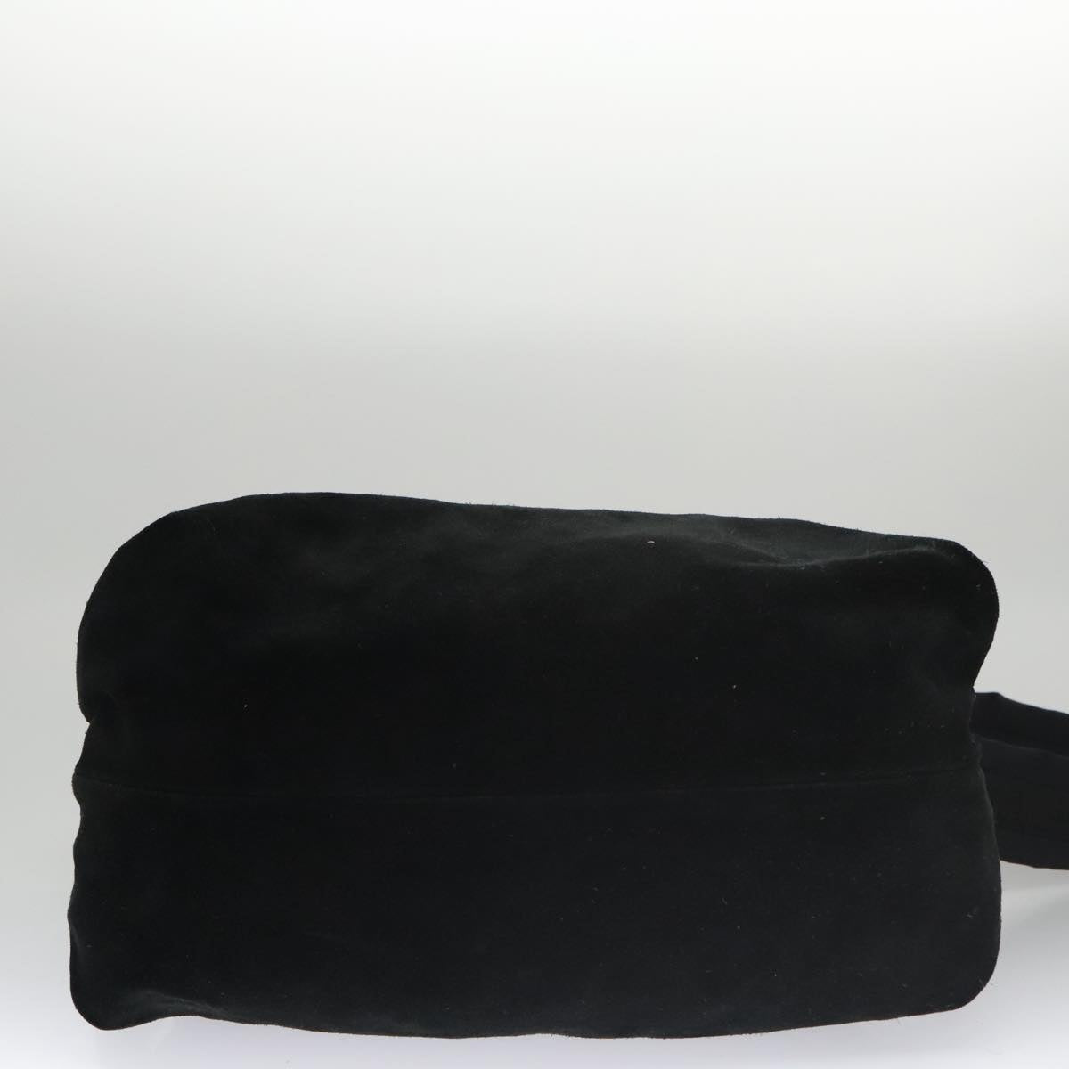 Chanel Black Suede Shoulder Bag (Pre-Owned)