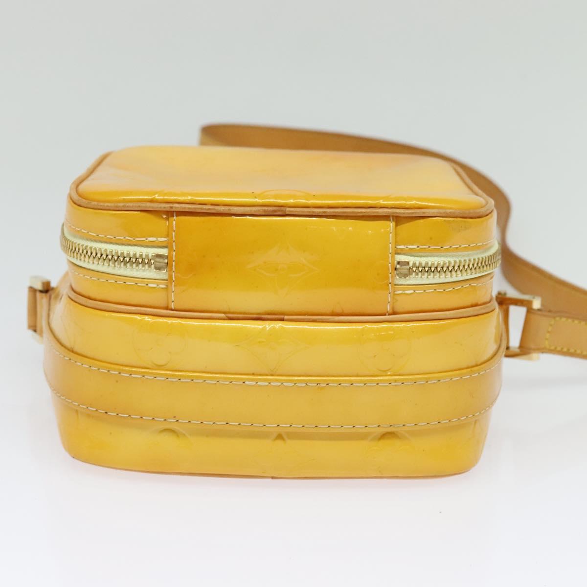 Louis Vuitton Wooster Yellow Patent Leather Shoulder Bag (Pre-Owned)