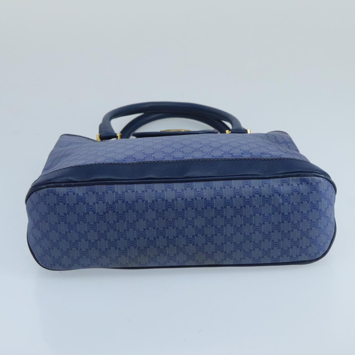 Céline Triomphe Navy Canvas Handbag (Pre-Owned)