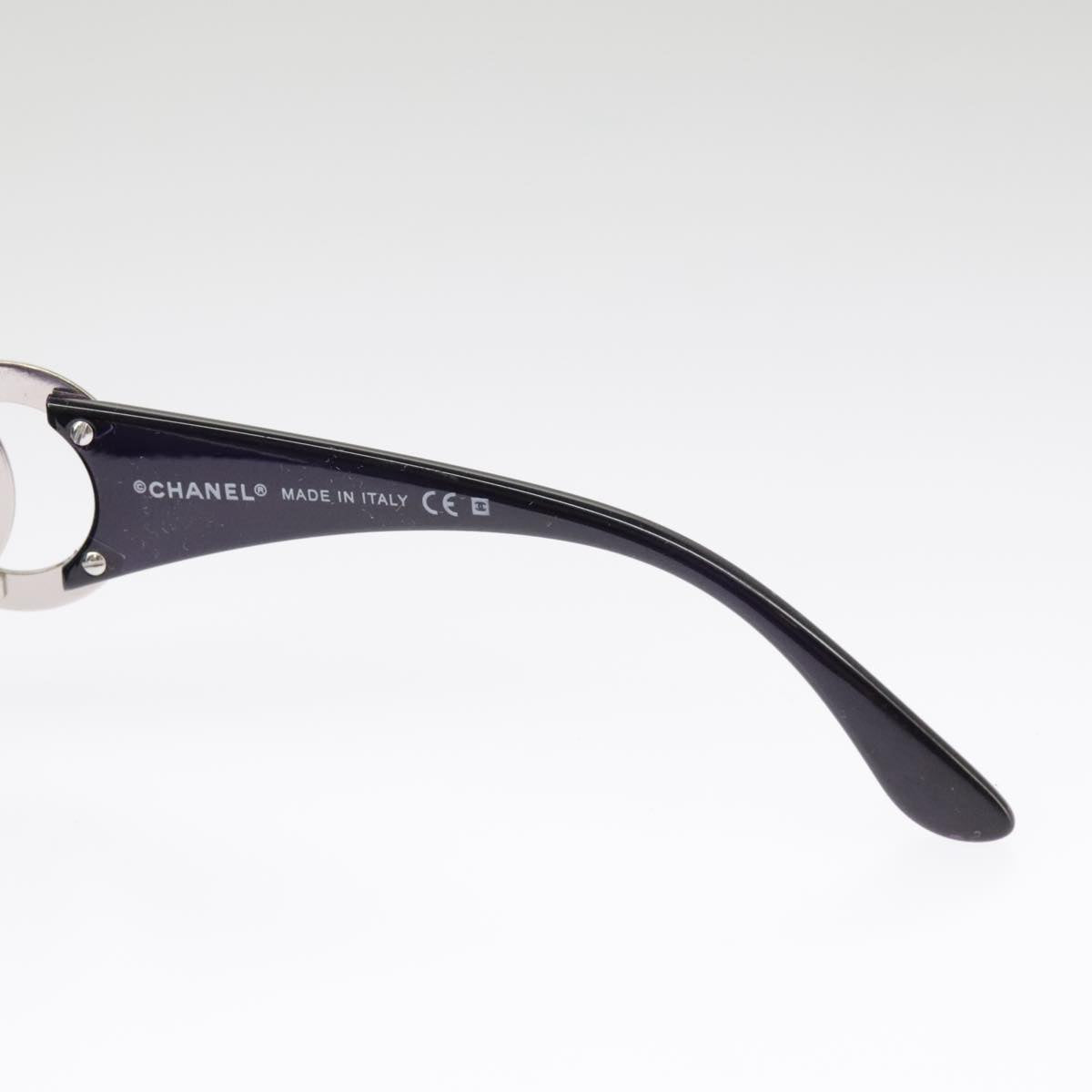 Chanel Coco Mark Black Plastic Glasses  (Pre-Owned)