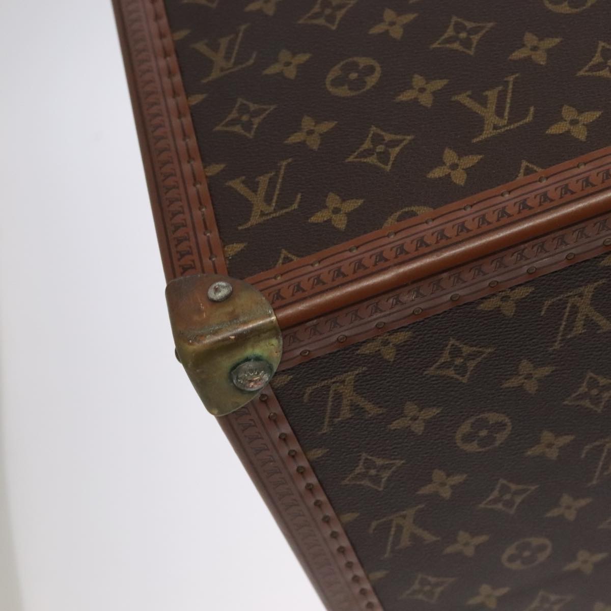 Louis Vuitton Alzer Brown Canvas Travel Bag (Pre-Owned)