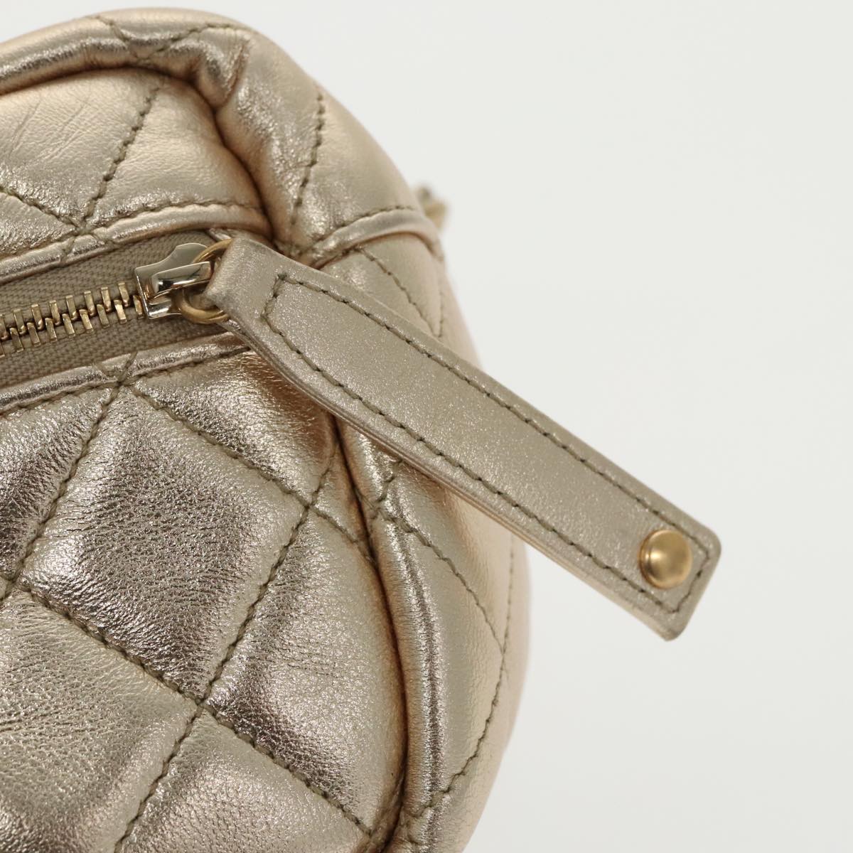 Chanel Trendy Cc Gold Leather Shoulder Bag (Pre-Owned)