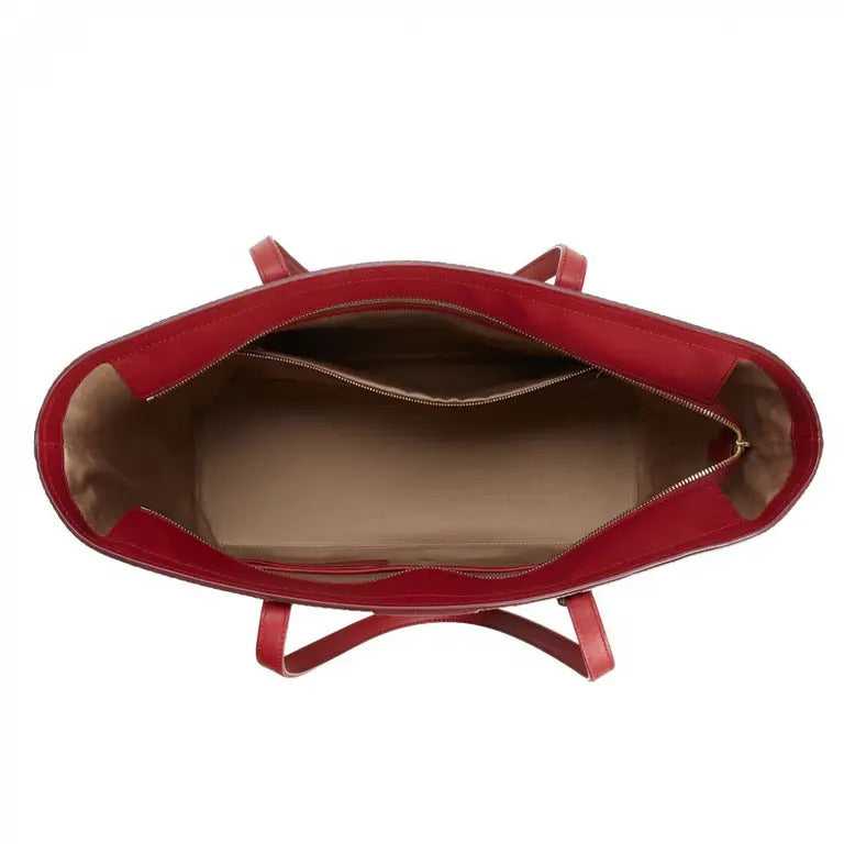 MCM Anya Champagne Gold Monogram Visetos Canvas Medium Tote Bag