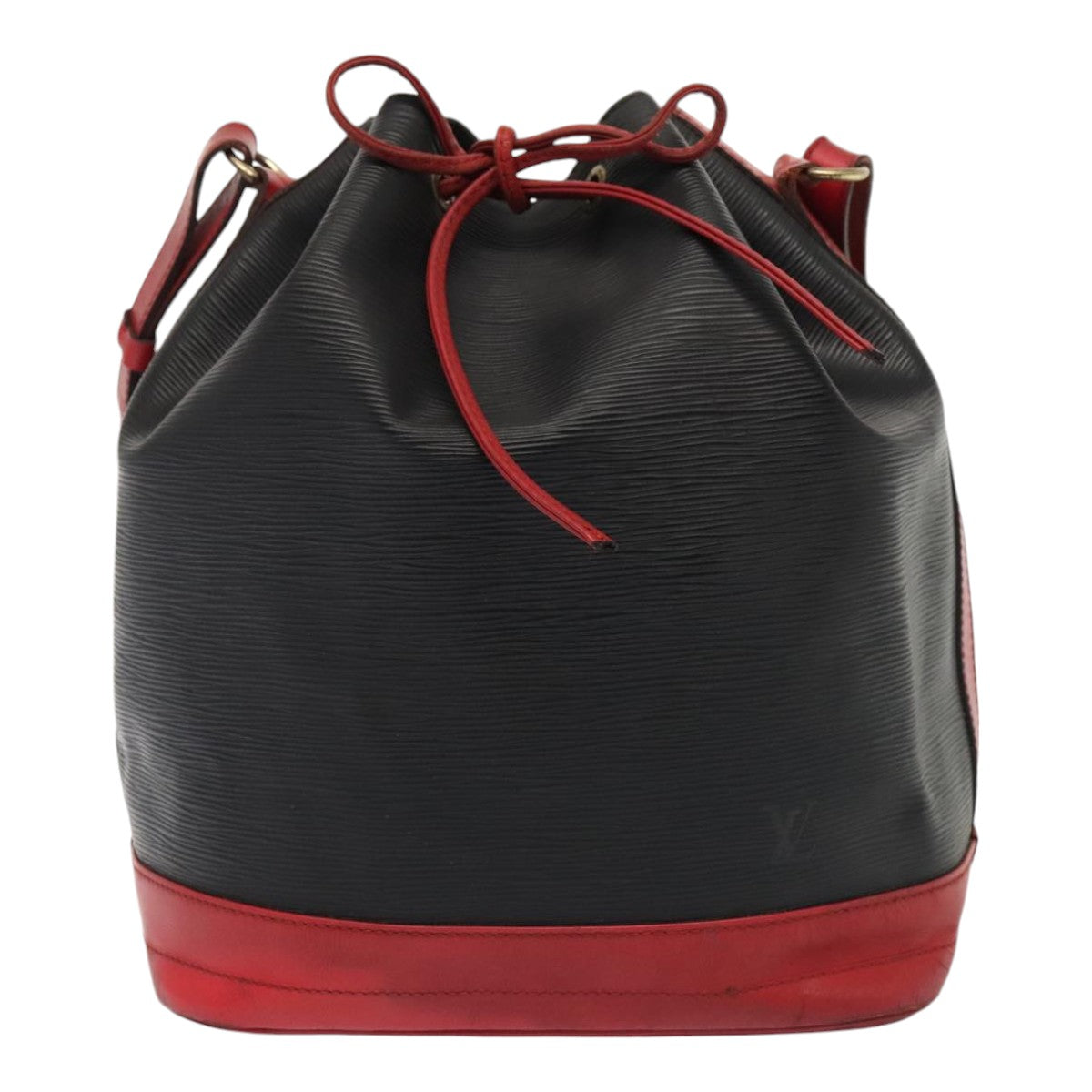 Louis Vuitton Noe Black Leather Shoulder Bag (Pre-Owned)