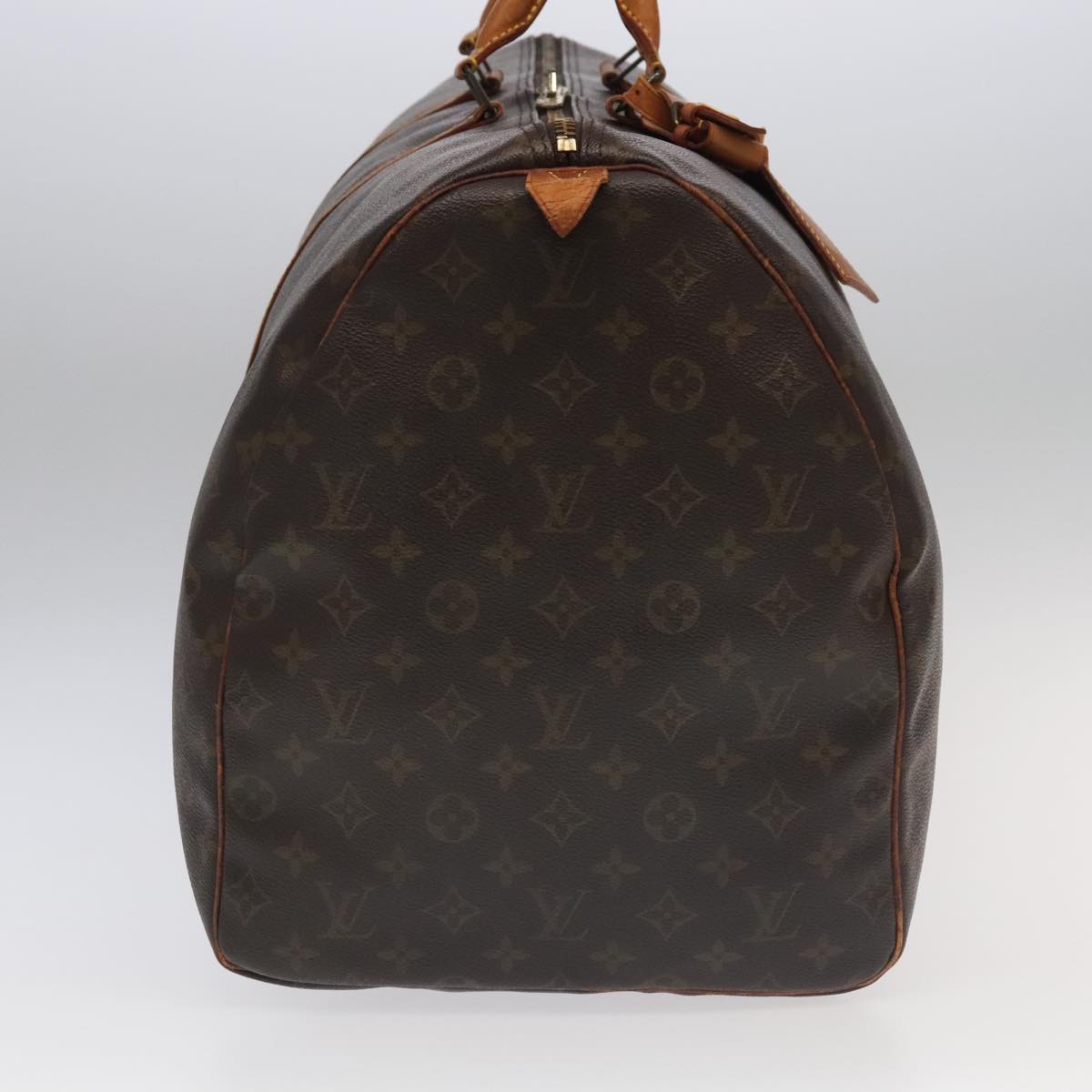 Louis Vuitton Keepall 60 Brown Canvas Travel Bag (Pre-Owned)